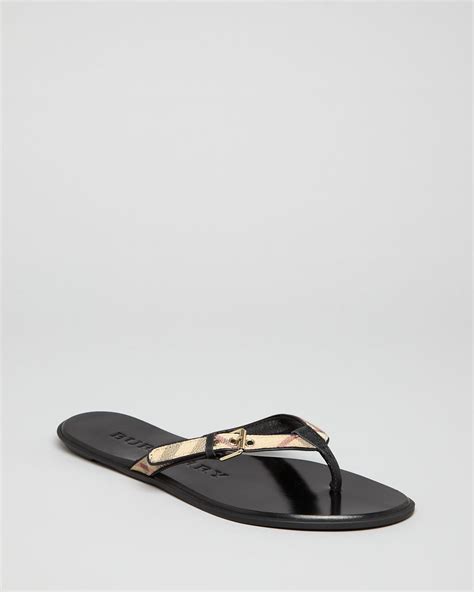 burberry flip flop sandals|Burberry platform sandals ankle strap.